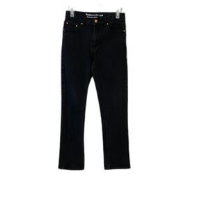 Roebuck & Co Slim Boys Black Stretch Jeans Size 14 Adjustable Waist Denim Pants